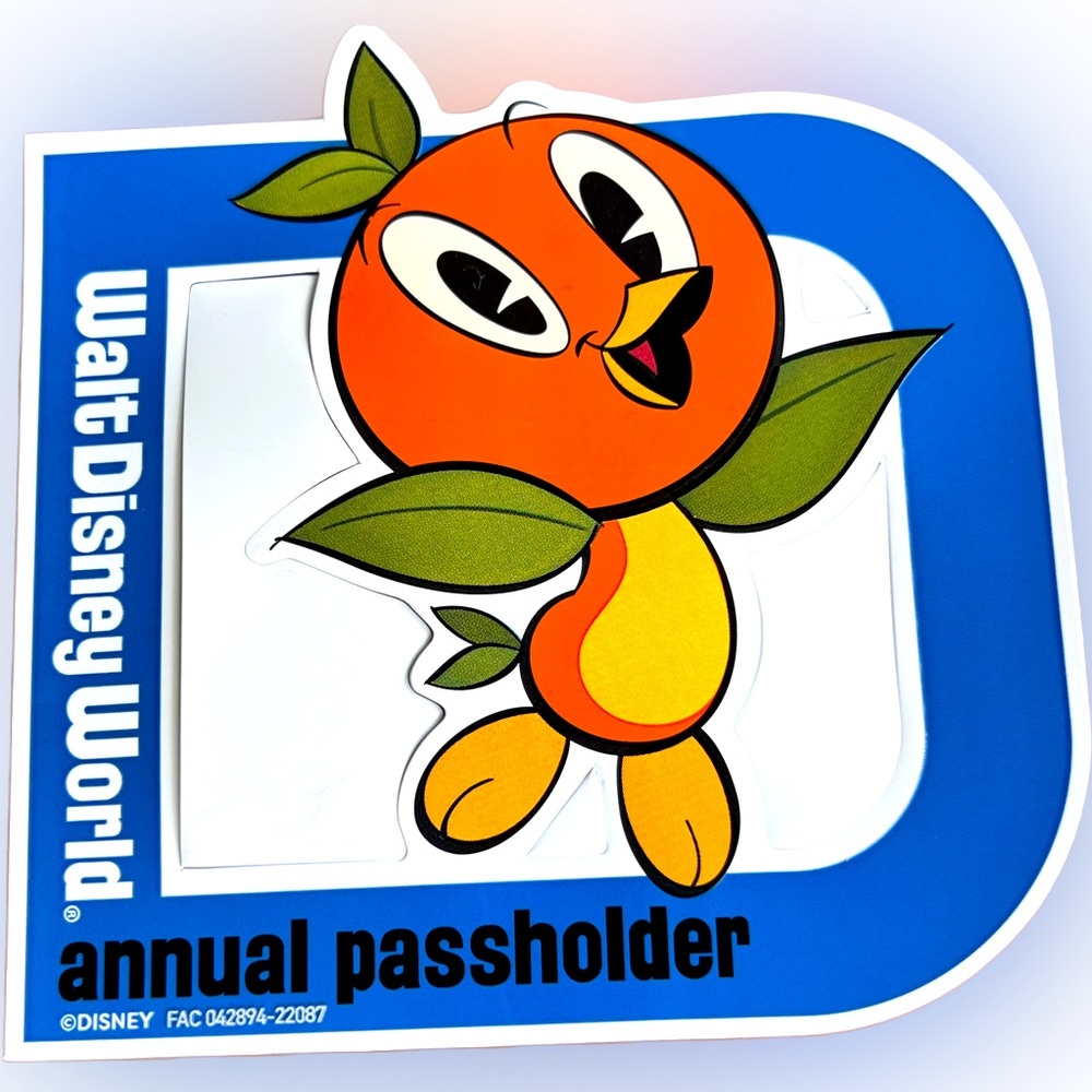 Disney Orange Bird Annual Passholder Magnet Authentic Parks